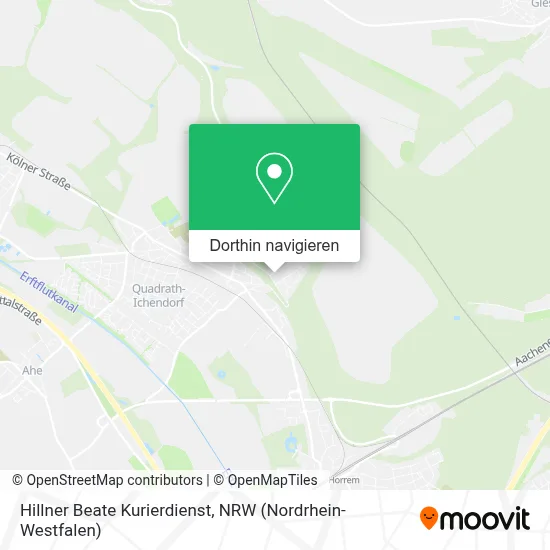 Hillner Beate Kurierdienst Karte