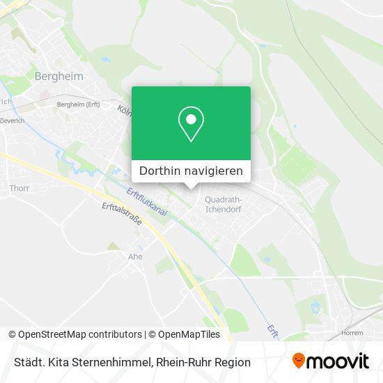 Städt. Kita Sternenhimmel Karte