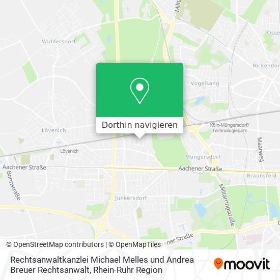 Rechtsanwaltkanzlei Michael Melles und Andrea Breuer Rechtsanwalt Karte