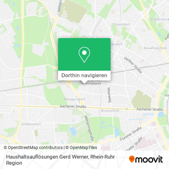 Haushaltsauflösungen Gerd Werner Karte