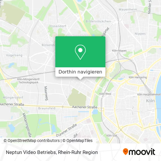 Neptun Video Betriebs Karte