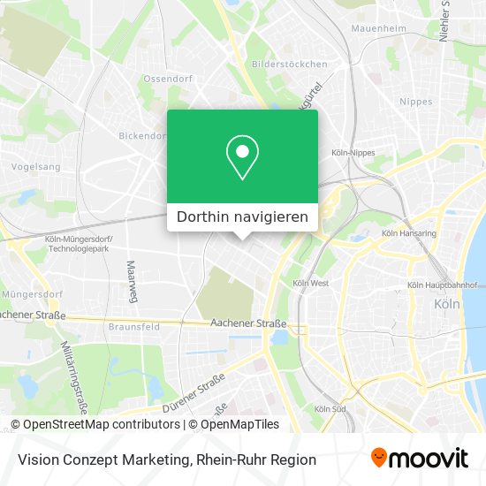 Vision Conzept Marketing Karte