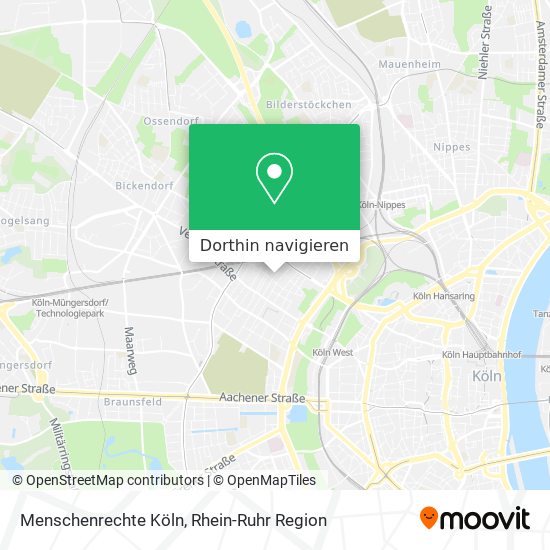 Menschenrechte Köln Karte