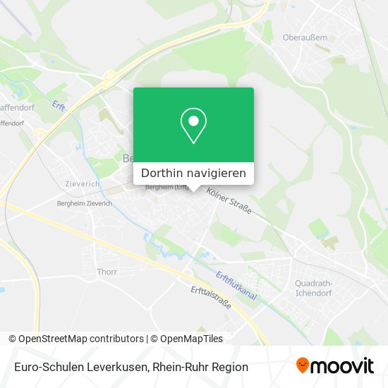 Euro-Schulen Leverkusen Karte