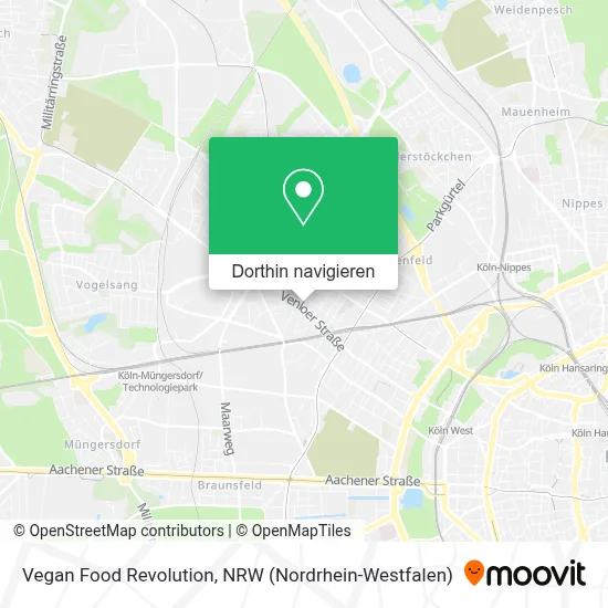 Vegan Food Revolution Karte