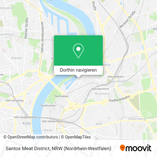 Santos Meat District Karte