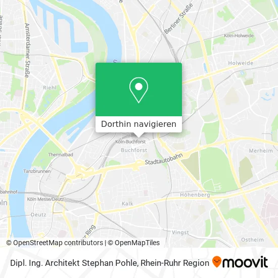 Dipl. Ing. Architekt Stephan Pohle Karte