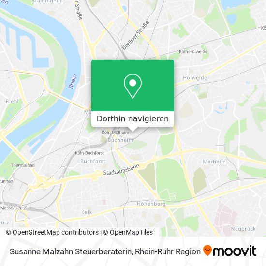 Susanne Malzahn Steuerberaterin Karte