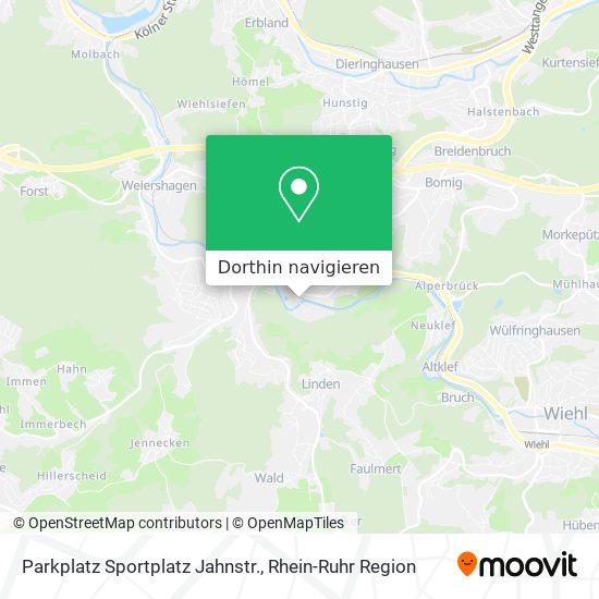 Parkplatz Sportplatz Jahnstr. Karte