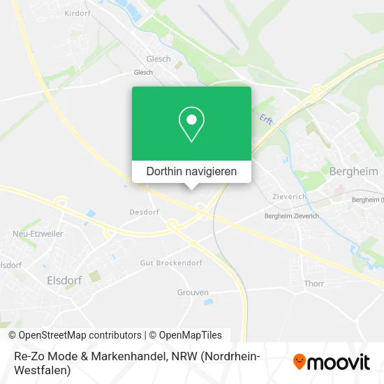 Re-Zo Mode & Markenhandel Karte