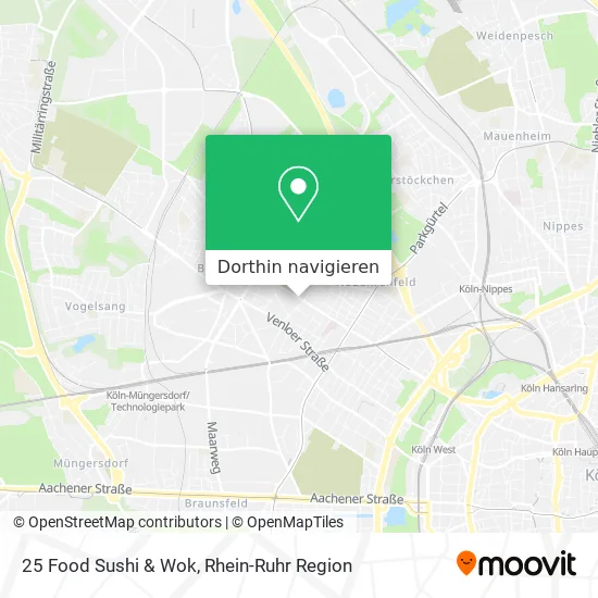 25 Food Sushi & Wok Karte