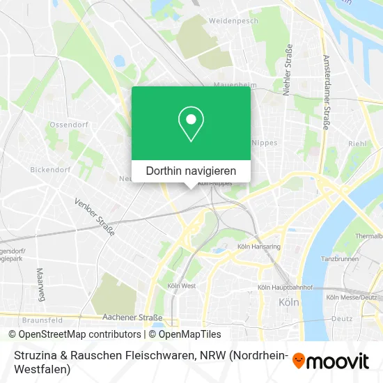 Struzina & Rauschen Fleischwaren Karte