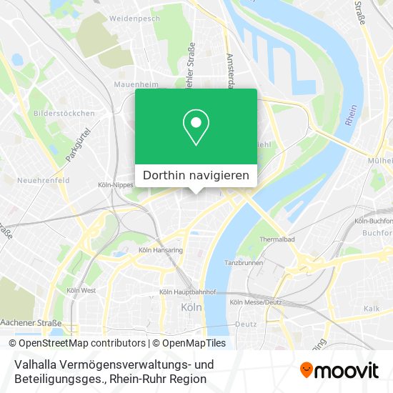 Valhalla Vermögensverwaltungs- und Beteiligungsges. Karte