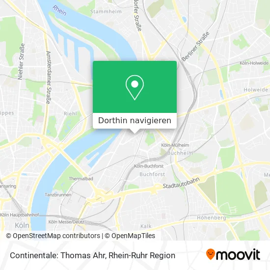 Continentale: Thomas Ahr Karte