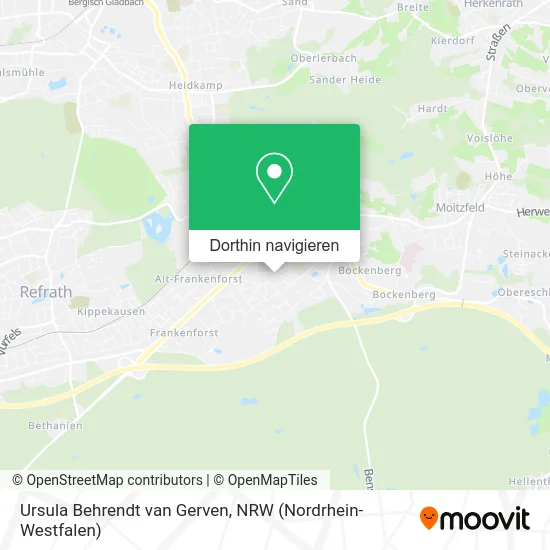 Ursula Behrendt van Gerven Karte