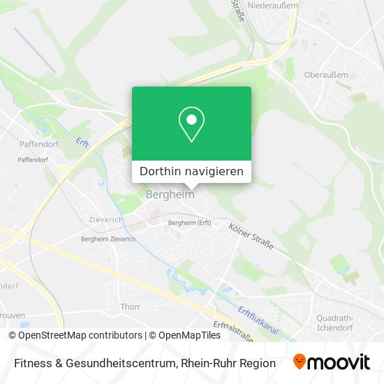 Fitness & Gesundheitscentrum Karte