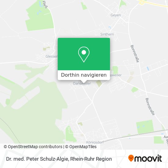 Dr. med. Peter Schulz-Algie Karte