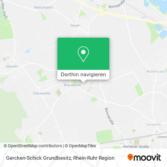 Gercken-Schick Grundbesitz Karte