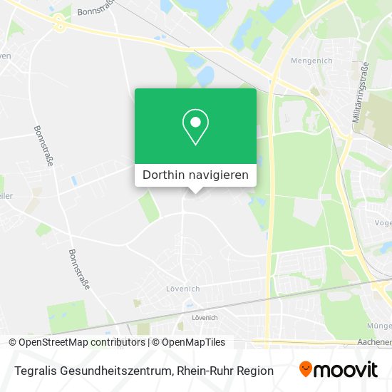 Tegralis Gesundheitszentrum Karte