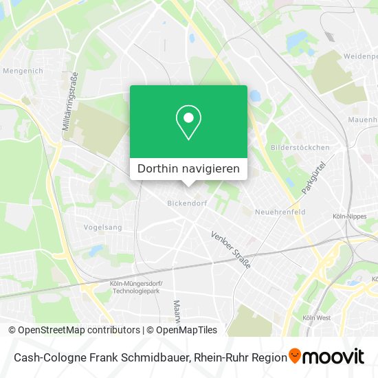 Cash-Cologne Frank Schmidbauer Karte