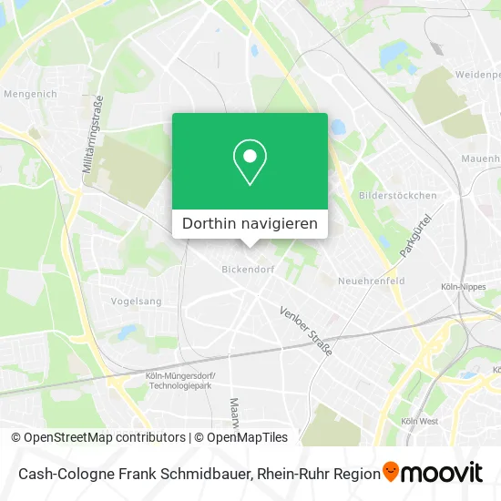 Cash-Cologne Frank Schmidbauer Karte