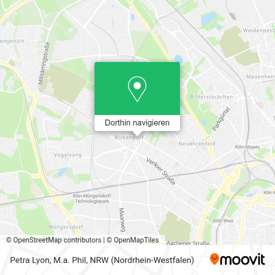 Petra Lyon, M.a. Phil Karte