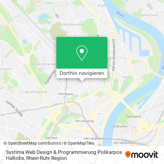 Systima Web Design & Programmierung Polikarpos Halkidis Karte