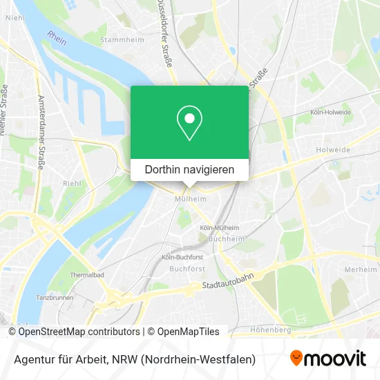 Agentur für Arbeit Karte