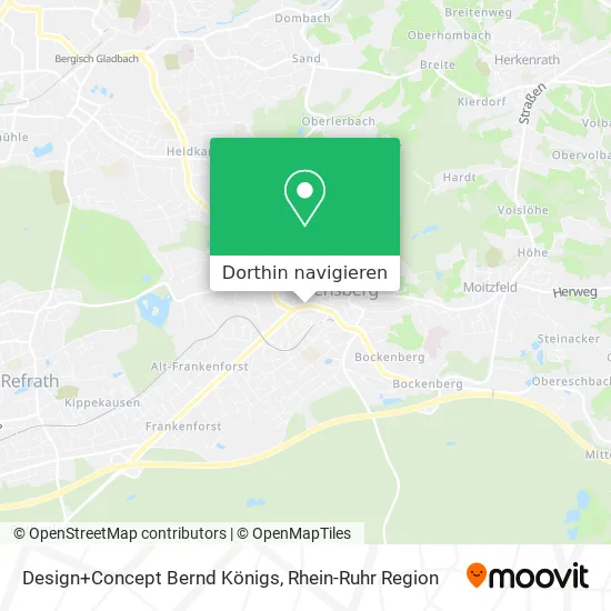 Design+Concept Bernd Königs Karte