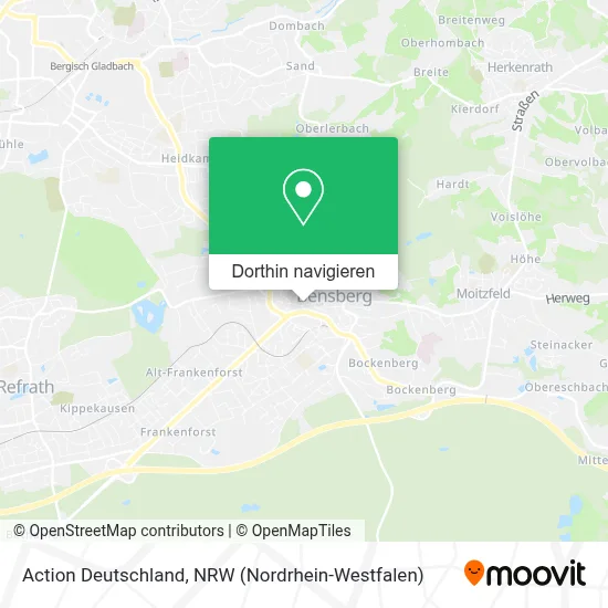 Action Deutschland Karte