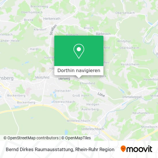 Bernd Dirkes Raumausstattung Karte