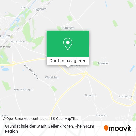 Grundschule der Stadt Geilenkirchen Karte