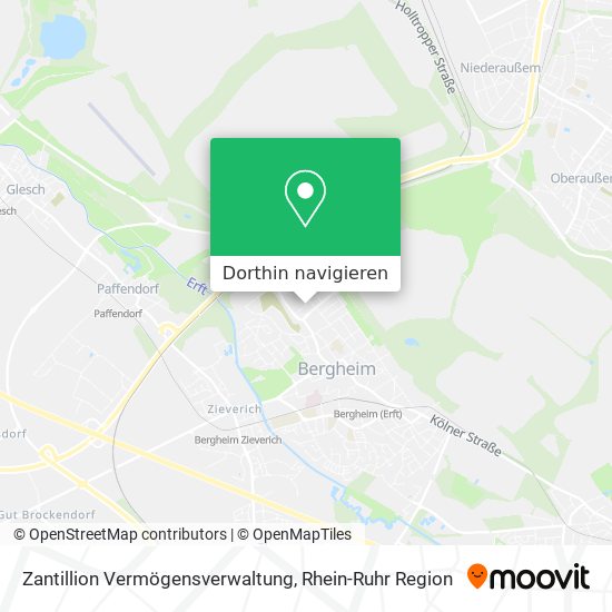 Zantillion Vermögensverwaltung Karte