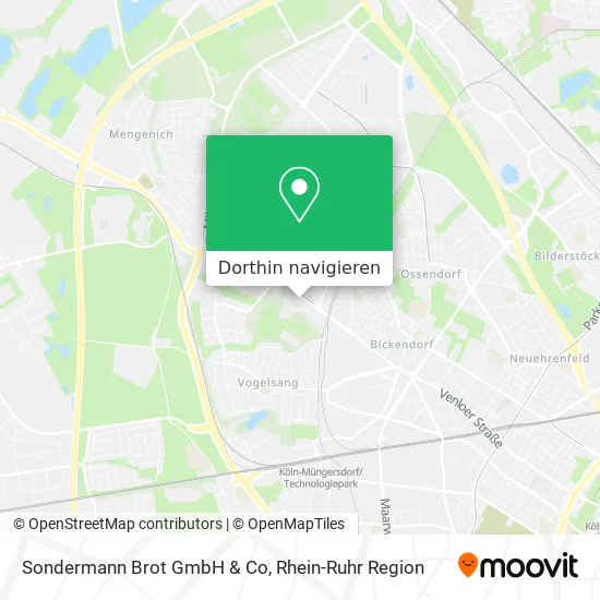 Sondermann Brot GmbH & Co Karte