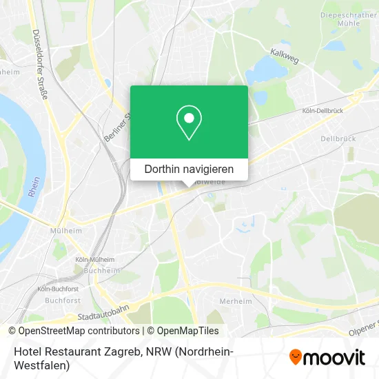 Hotel Restaurant Zagreb Karte