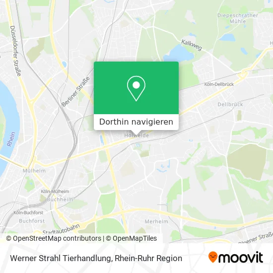 Werner Strahl Tierhandlung Karte