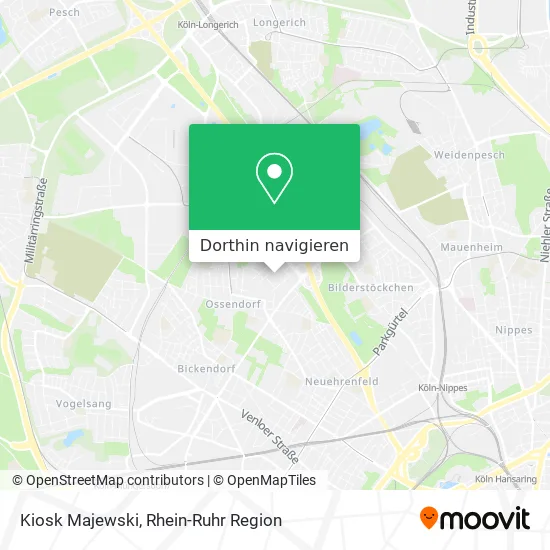 Kiosk Majewski Karte