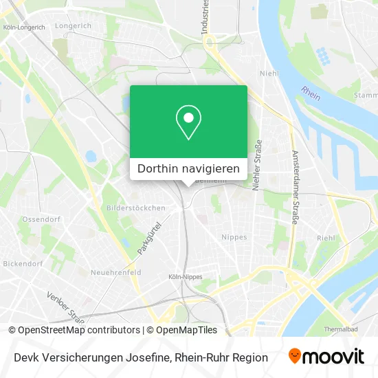 Devk Versicherungen Josefine Karte