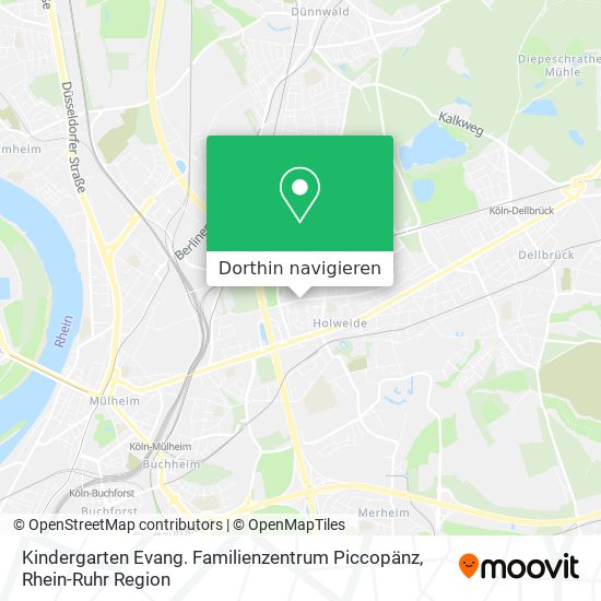 Kindergarten Evang. Familienzentrum Piccopänz Karte