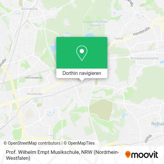 Prof. Wilhelm Empt Musikschule Karte