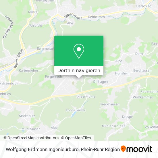 Wolfgang Erdmann Ingenieurbüro Karte