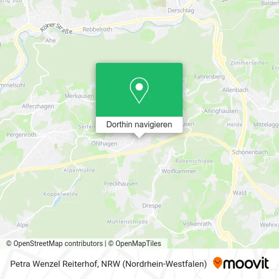 Petra Wenzel Reiterhof Karte