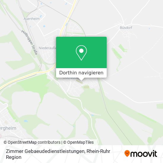 Zimmer Gebaeudedienstleistungen Karte