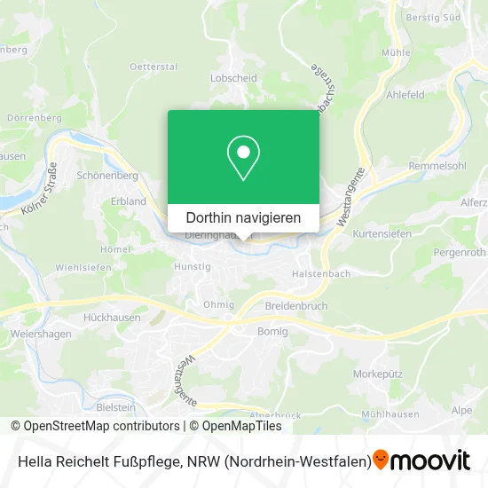 Hella Reichelt Fußpflege Karte