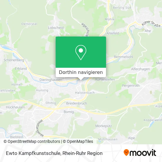 Ewto Kampfkunstschule Karte