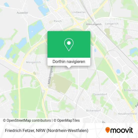 Friedrich Fetzer Karte