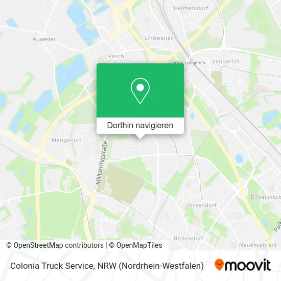 Colonia Truck Service Karte