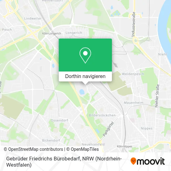 Gebrüder Friedrichs Bürobedarf Karte