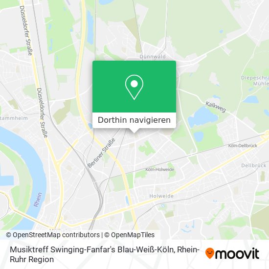 Musiktreff Swinging-Fanfar's Blau-Weiß-Köln Karte