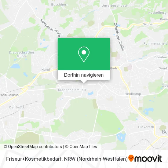 Friseur+Kosmetikbedarf Karte